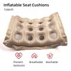 Inflatable Seat Cushions for Pressure Relief, Wheelchair Air Cushion for Bed Sore, Comfortable Waffle Pads，Cream 17x17inch