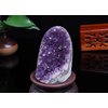 AMOYSTONE Natural Amethyst Quartz Cluster 1-2 LBS Crystal Stone Purple Small Irregular for Healing Reiki Home Decoration