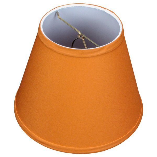 FenchelShades.com Lampshade 5" Top Diameter x 9" Bottom Diameter x 7" Slant Height with Clip-On Attachment for Standard Edison-Style Lightbulb (Linen Cedar)