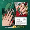 Beetles Carnival Evergreen Gel Nail Polish Set 6 Pcs Glitter Green Sparkle Gel Polish Kit Soak Off UV Nail Lamp Avocado Dark Green Nail Gel Nail Kit Nail Art Design Gifts for Woman