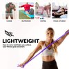 Resistance Bands for Working Out | 7Ft Long Resistance Bands | Exercise Bands with Carry Pouch and Door Anchor I Latex Free Workout Bands Including an Exclusive E-Book