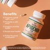 Apigenin Supplement - 50mg per Capsule, 120 Count (Powerful Bioflavonoid Found in Chamomile Tea for Relaxation, Sleep, and Mood) Senolytic Flavonols for Aging (Gluten Free) by Double Wood
