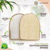 Premium Exfoliating Loofah Glove Pad Body Scrubber. Our Mitt Gloves are Made of Natural Egyptian Shower Loufa Sponge That Gets You Clean, Not Just Spreading Soap (2 Pack)