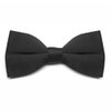 tiemart Men's Pre-Tied Clip-On Bow Tie (Black)