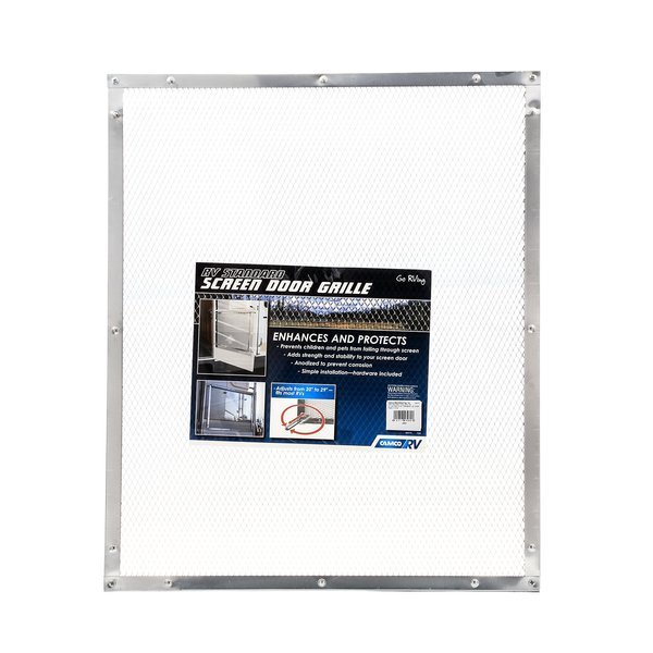 Camco RV Screen Door Mesh Grille | Constructed of Durable Aluminum | (43981)