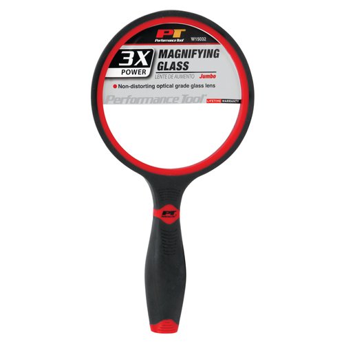 Performance Tool W15032 Jumbo 3X Magnifying Glass (Shipped as 1 Magnifying Glass)