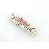 Faship Premium Rhinestone Crystal Beige Cellulose Acetate Rose Floral Art Deco Hair Claws Clips