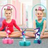 9 Pcs Gymnastics Honeycomb Centerpieces Gymnastics Party Decoration Girl Birthday Gymnastics Party Supplies Double Side Gymnastics Table Topper for Baby Shower Birthday Party Decoration