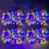 HKZTUY 20pcs LED Flower Crown Headband, Halloween Light Up Flower Headbands for Women, Garlands Glow in The Dark Floral Wreath Crowns
