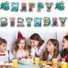 42pcs Octon Birthday Party Supplies Pack Includes，Banner Cake Topper Blackdrop,Balloons for Octon party supplies
