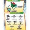 Go Go Dino REX TOMO Viki PING LOCKY and Storm Transformation Dinosaur Mini Robot Set of 6