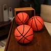 XIYUAN Sports Throw Pillows Fluffy Stuffed Soccer Ball Pillow Soft Stuffed Basketball Pillows Plush Pillow Toys Gift for Kids Boy Girls Children Room Decoration (Basketball)