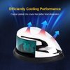LED Boat Navigation Light Red and Green LED Marine Navigation Light Boat Bow Light for Pontoon and Small Boat (Silver)