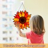 Sun Flower Craft for Kids Stained Glass Craft for Kids Sunflower Glass Made Easy Activity Kit Decorations Sun Flower Suncatcher Kits Girls Boys Home Classroom Indoor Art Game Activities Favors