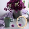 TBWHL Sunflower Desktop Mirror Makeup Mirror for Tabletop Bathroom Shower Travel Hand Mirror