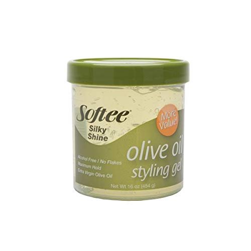 Softee Olive Oil Gel Styling Gel 16Oz (Pack of 4)