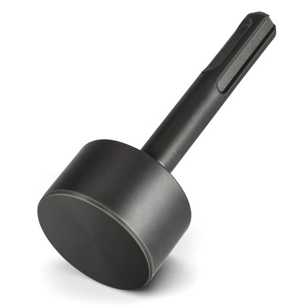 YaaYii SDS Plus Ground Rod Driver for Rotary Hammer Drill–Heavy Duty Flat Hammer Tool Bit, Steel Socket for All SDS Plus Drills, Ideal for Grounding Application