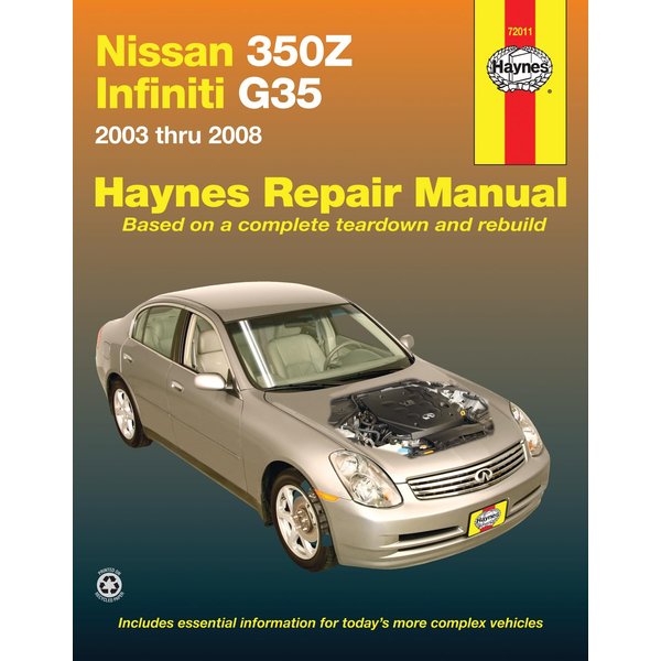 Haynes Nissan 350Z & Infiniti G35, 2003-2008 Repair Manual