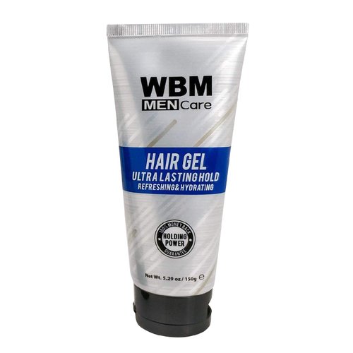 WBM Care Men Styling Hair Gel | Refreshing & Hydrating | for All Hair Types, 5.29 oz