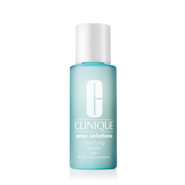 Clinique Acne Solutions Clarifying Lotion Exfoliating Facial Toner With Salicylic Acid | Reduces Oil + Unclogs Pores, 6.7 fl. oz.