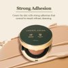 [CHALLANS de PARIS] CUSHION aevum Cream Foundation, Flawless Coverage of Skin Imperfections and Uneven Skin Tone, Long-Lasting Wear, Suitable for All Skin Types and Tones (21 Bright Ivory)