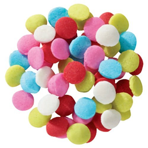 Edible Confetti Sprinkles Cake Cookie Cupcake Quins Lollipop 8 Ounces