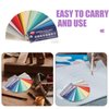 Gadpiparty 1 Set Paint Sample Cards Paint Color Cards Standard Color Cards Floor Paint Color Sample Cards