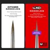 CNC 21RM Tattoo Needles Cartridge 20Pcs #10(0.30mm) Disposable Needles Round Magnum EN04-20-1021RM