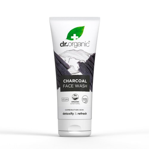 DR ORGANIC Charcoal Face Wash, 0.2429 kg,DR00545