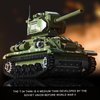 HI-REEKE Tank Building Block Set, T-34 & Tiger Panzer WW2 Military Toy for Boy