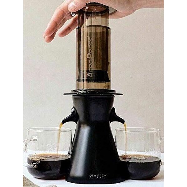 2POUR® The New Dual Press Accessory for The Aeropress® Coffee Maker (Not for XL Version)