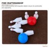 Toyvian 2Set Dollhouse Miniature Bowling Ball Set Miniature Dollhouse Bowling Game Toy Mini Desktop Tabletop Bowling Toy for Dollhouse Decoration Accessories