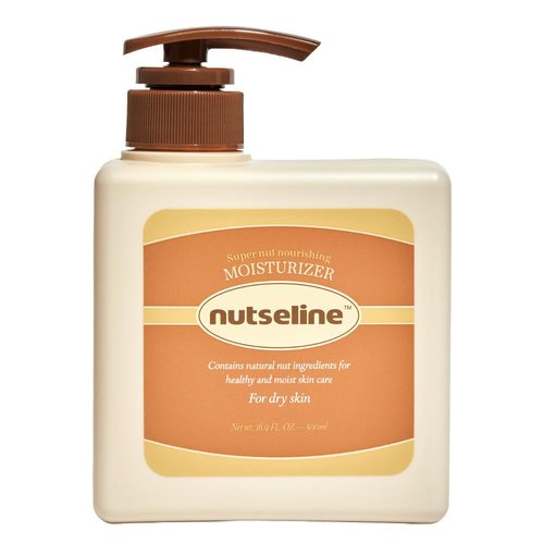 nutseline Super Nut Nourishing Moisturizer Unscented for Dry Skin, Body Lotion, Fermented Shea Butter, Natural Nut Ingredients, Milky Lotion Texture, Non-Greasy, (500ml / 16.9oz)