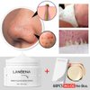 LANBENA blackhead remover, Nose Pore Strips for Blackheads, Black Head Remover Mask for Face, Puntos Negros, 30g+60pcs paper