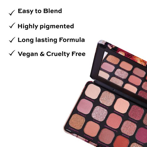 Makeup Revolution Forever Flawless Allure, Eyeshadow Palette, Create Long-Lasting Eye Makeup Looks, Vegan & Cruelty-Free, 20g