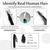 Full Shine 18 Inch Glue on Hair Extensions Off Black 1B Fading to 18 Ash Blonde Balayage Tape in Human Hair Extensions 20Pcs 50 Gram Ombre Hair Tape in Extensions Straight Hair Tape ins