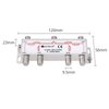 Neoteck 6-Way Coax Cable Splitter MoCA 5-2500MHz, Coaxial Splitter