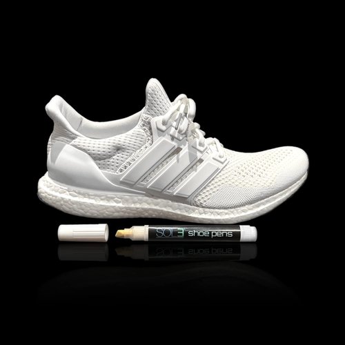 SOL3 Shoe Pens™ Premium Midsole Marker Sneaker Paint, Shoe Whitener & Scuff Cover (White)