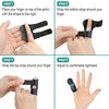 GenetGo Small Trigger Finger Splint - 2 Pack Pinkie Finger Brace for Broken Finger, Finger Knuckle Immobilization for Arthritis Pain, Sport Injuries