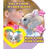 Wish Me Pets Bundle - Light Up LED Stuffed Animals - Blue Cavalier Puppy and Mini Brown Cavalier Puppy