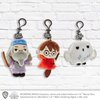 Plush Harry Potter Keychains Set – 3 Washable, Polyester Figures Including Dumbledore, Harry & Hedwig – Harry Potter Gifts, Accessories, Collectibles, Party Favors, Merch by PMI, 4.5 in.