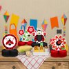 9 Pieces Ladybug Party Decorations Supplies Ladybug Table Decorations Honeycomb Centerpieces Birthday Party Cake Decorations Creative Fancy Ball Table Topper Ladybug Paper for Baby Shower Supply