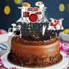 Drum Happy Birthday Cake Topper for Drum Themed Birthday Party Decoration Drum Music Party Cake Topper For Drummer Birthday Party Baby Shower Supplies