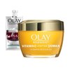 Olay Regenerist Vitamin C MAX + Peptide 24 Brightening Face Moisturizer for Brighter Skin, Lightweight anti aging cream for dark spots 1.7oz, Includes Whip Travel Size for Dry Skin