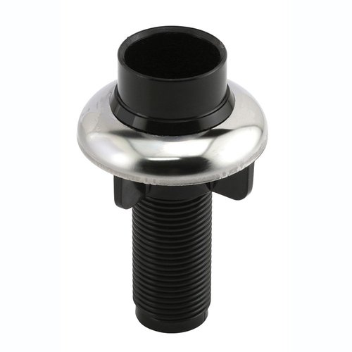 Prime-Line MP53055 Faucet Hose Sprayer Guide, Plastic Construction, Black in Color with Chrome Ring (2 Pack)