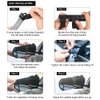 Lifronkit Universal Clip-on Towing Mirrors Extension Towing Mirror 360 Degree Rotation Adjustable Dual View Tow Mirror for Vehicle Car Truck Trailer, 2 Pieces