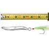 Fishing Lures Bucktail Teasers Omelchenko Metal Lure Silver 1.4-Ounce 40gm Saltwater Freshwater