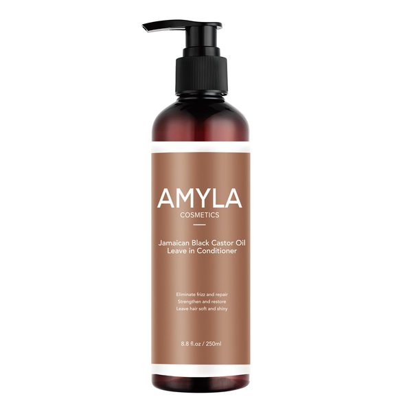 Amyla Cosmetics Black Castor Leave-in Conditioner 8.8oz (250ml)