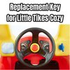 TEYOUYI Replacement Key for Little Tikes Cozy Coupe Accessories for Little Tikes Cozy Coupe Personalized Gifts for Toy Car to Kids 2pcs Purple
