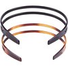 Galepromot 2Pcs Plastic Hairband Headband Double Row Hair Hoop Headwear Hair Bands Teeth Comb for Women,Women's Fashion Headbands, Hair Care